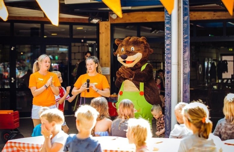 Animatie met bobbie de beer