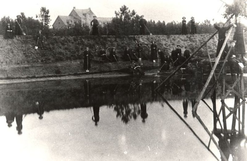 Beringerzand geschiedenis vijverwerken