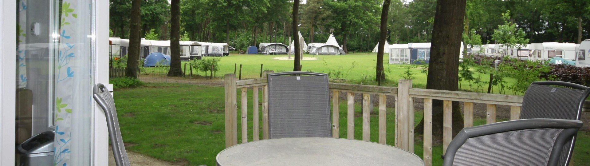 Beringerzand stacaravan 251 uitzicht terras