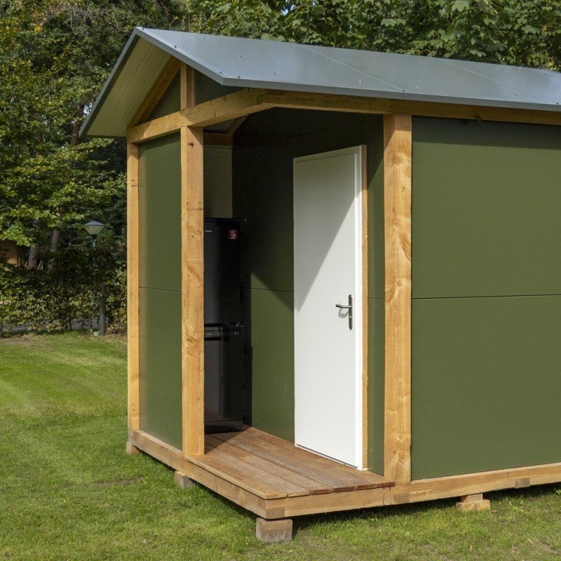 Comfort kampeerplaats XL met privé-sanitair premium